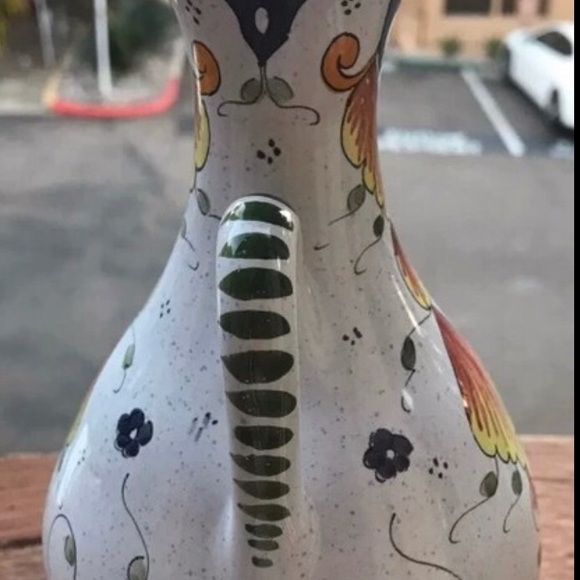 R. TION French Vase Ceramic Spring Multicolor NEW home art Summer/Fall GIFT! - Picture 6 of 9